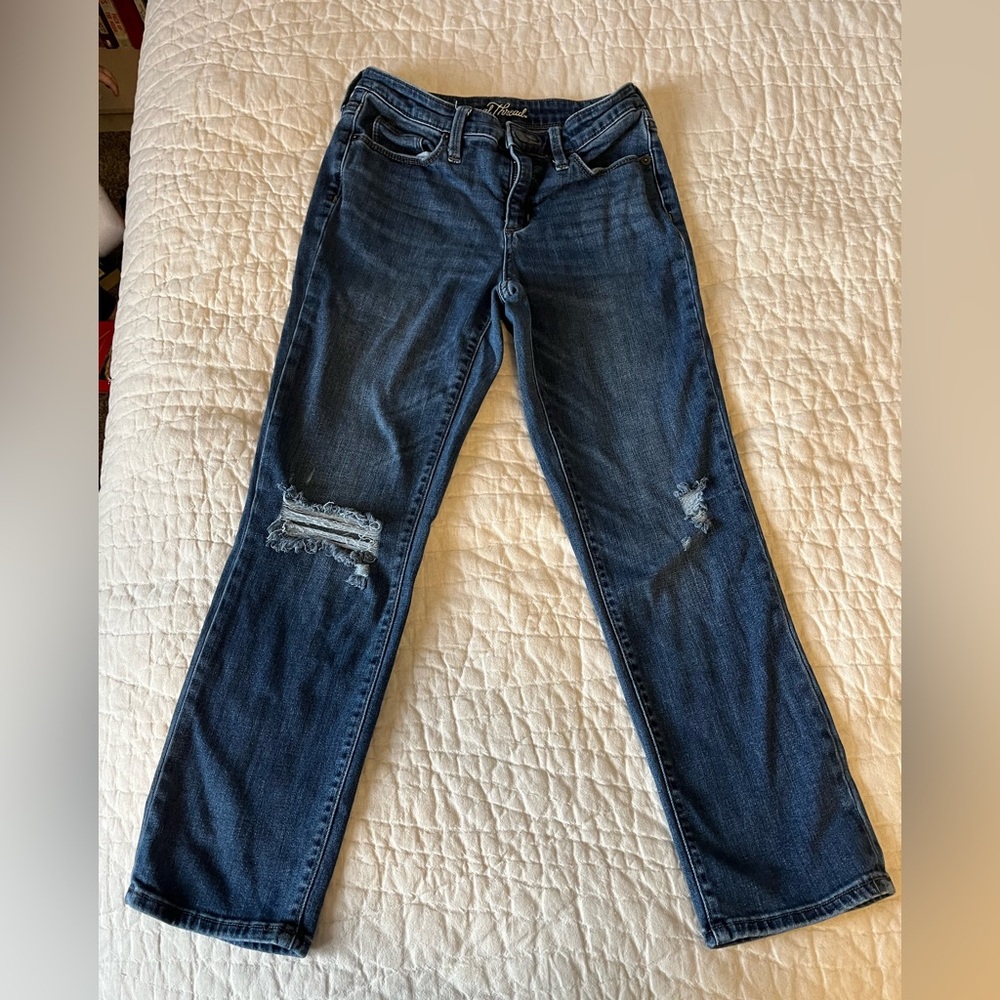 Target High-Rise Straight Leg Cropped Jeans – Size 2